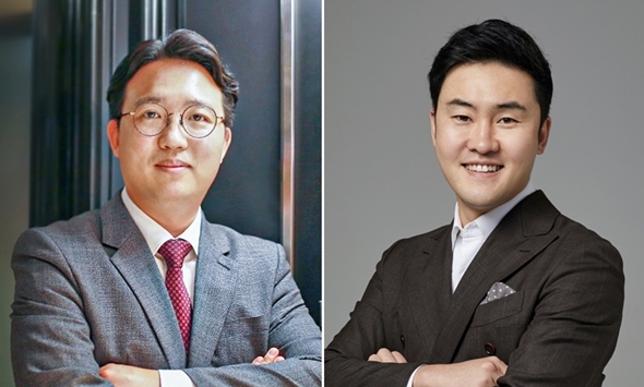 이랜드파크 윤성대 대표이사(왼)와 이랜드이츠 김완식 대표이사.jpg