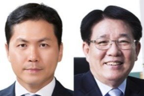 한국콜마 윤상현 대표이사 부회장(왼), 유한양행 이정희 대표이사 사장