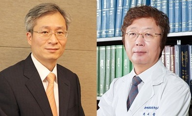 한미약품 우종수 대표이사 사장(왼), 권세창 대표이사 사장