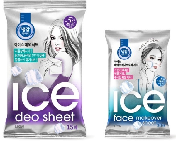 ▲라이온코리아 냉감테라피 쿨링시트 2종