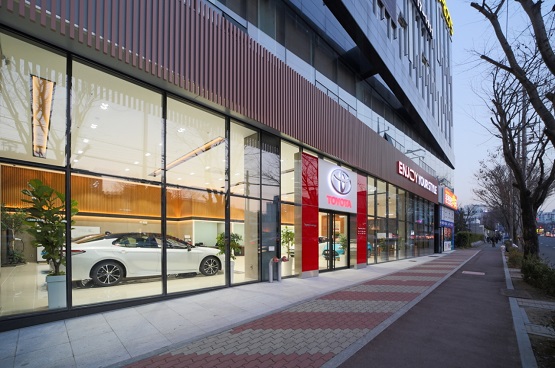 ▲토요타 광주 서비스센터