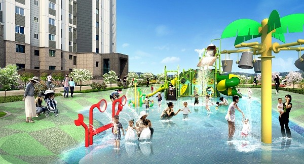 ▲ 성산 반도유보라 단지내 키즈워터파크