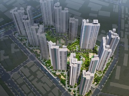 김해 푸르지오 하이엔드 조감도