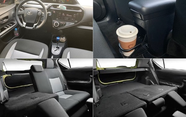▲토요타 ‘프리우스 C 크로스오버’ 실내 공간. 