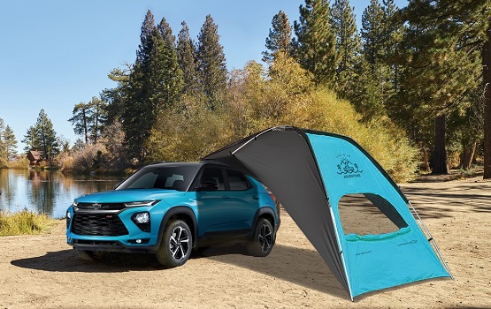 ▲쉐보레가 이달 SUV 구매 시 제공하는 타프 용품