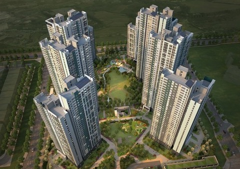 대우건설 천안 푸르지오 레이크사이드 야경 투시도