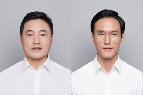 ▲한국타이어 조현식 부회장(왼쪽)과 조현범 사장