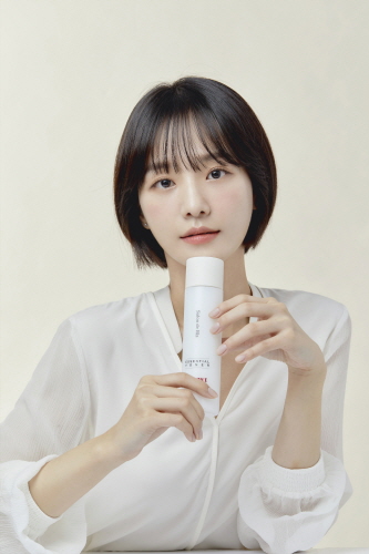 ▲쌀롱드리 모델로 발탁된 배우 박규영