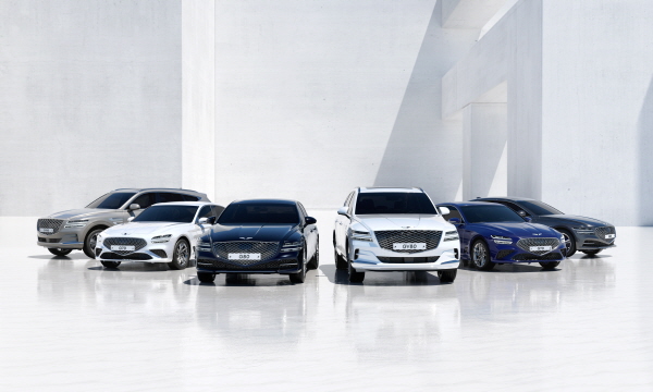 ▲제네시스 라인업