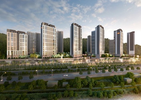 e편한세상 순천 어반타워 투시도