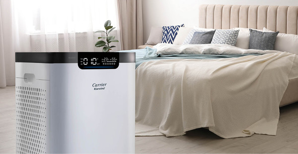 ▲캐리어 클라윈드 공기청정기 블루