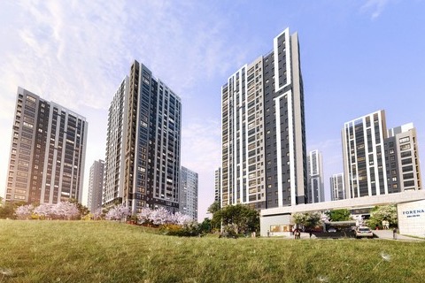 한화 포레나 인천연수 조감도