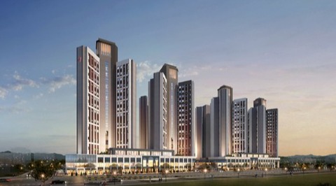 힐스테이트 도안 2차 야경 투시도