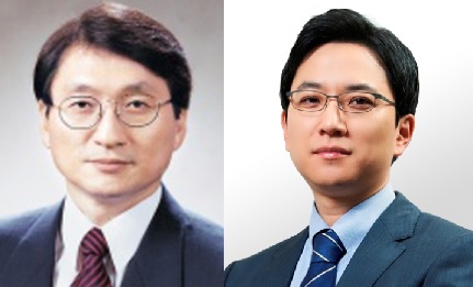 허일섭 녹십자 회장(왼쪽), 허은철 GC녹십자 대표