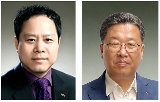 박상영 부사장(왼쪽)과 박원호 전무