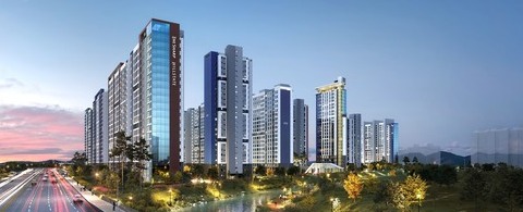 용인 현대성우8단지 아파트 리모델링 사업 투시도