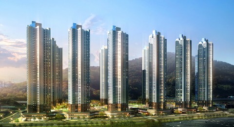 김해율하 더스카이시티 투시도