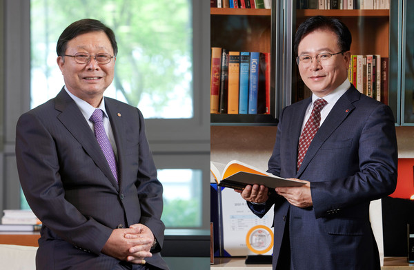 ▲(왼쪽부터)NS홈쇼핑 도상철, 조항목공동대표이사