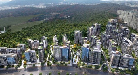 흑석11구역 재개발 사업(써밋 더힐) 조감도