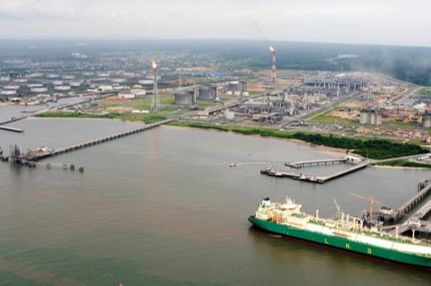 나이지리아 보니 LNG 플랜트 전경