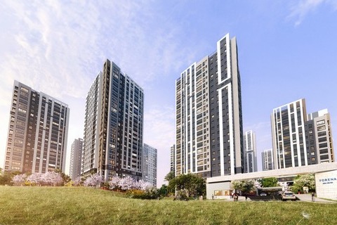 한화 포레나 인천연수 조감도