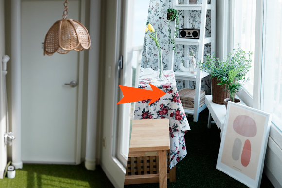 ▲바네스데코 홈스타일 진행(출처: 인스타그램 아이디 @ssu_loving)