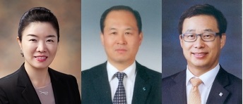 ▲(왼쪽부터) 김은희 부행장, 박주용 부행장, 전병성 부행장