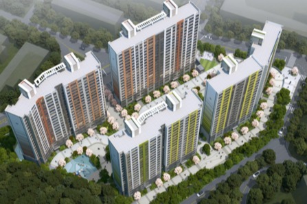 거제시 옥포동 공동주택 신축공사 조감도