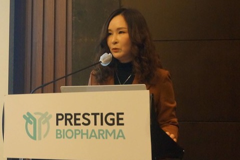 ▲ 박소연 프레스티지바이오파마 대표