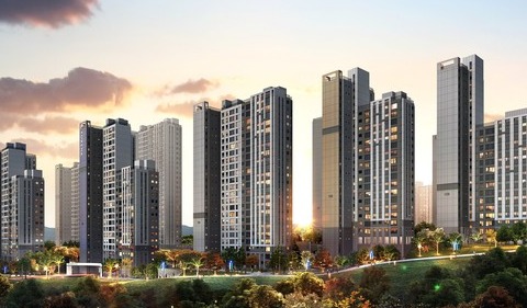 포레나 수원장안 조감도