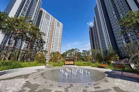 다산신도시 반도유보라 메이플타운 분수대