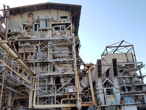 우즈베키스탄 무바렉 발전소 전경