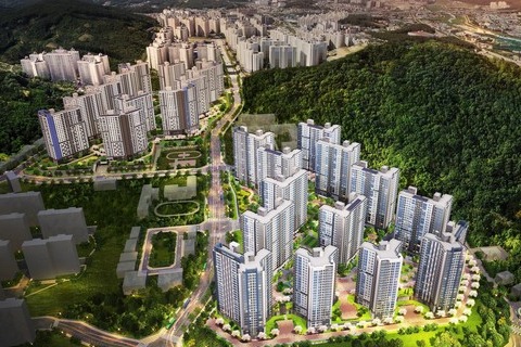 더샵 오포센트리체 조감도