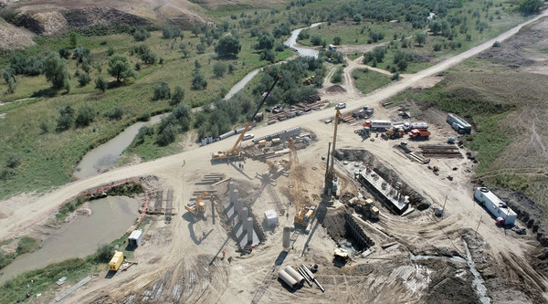 ▲알마티 순환도로 공사현장