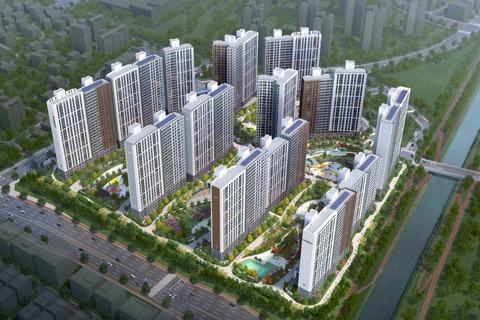 ▲호반써밋 브룩사이드 조감도