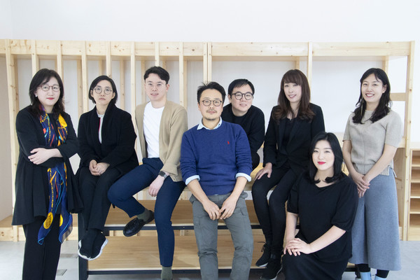 ▲'H 아트랩' 입주자 단체 사진