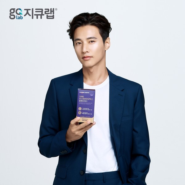 ▲지큐랩 포스트바이오틱스 RHT 모델 원빈