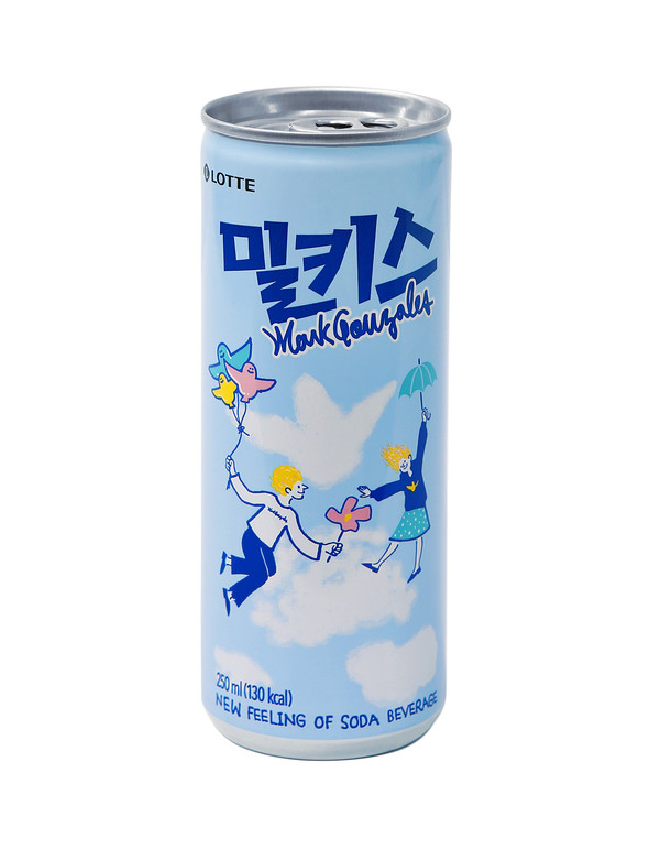 ▲밀키스x마크곤잘레스 스페셜 패키지