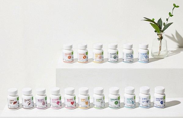 ▲풀무원건강생활이 제공하는 개인 맞춤형 건강기능식품 라인업