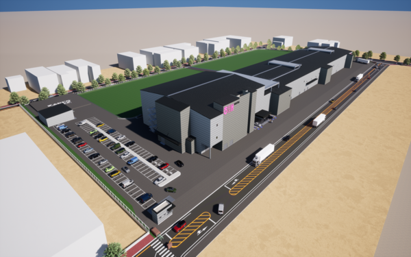 ▲해태 아산공장 조감도