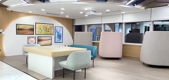 ▲ 신한은행 목동PWM 디지로그 라운지