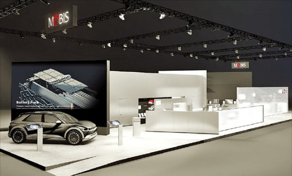 ▲'IAA 모빌리티 2021'에 참가하는 현대모비스의 부스 조감도 [현대모비스 제공]