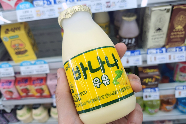 ▲푸르밀 '바나나우유'(225ml) 제품은