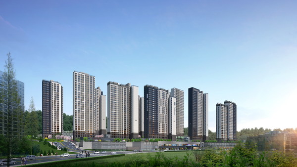 ▲ '더샵 광양레이크센텀' 투시도