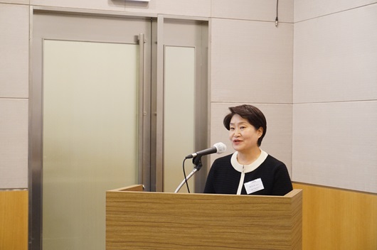 ▲ 최미수 서울디지털대학교 교수가 19일 오후에 열린 2024 소비자금융포럼에서 발제하고 있다.