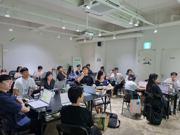 ▲에코 소셜임팩트 프로젝트 교육 현장. 사진=GS리테일