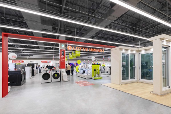 ▲홈씨씨 수원점에 입점한 롯데하이마트