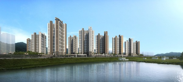 ▲오산 세교 우미린 레이크시티 투시도