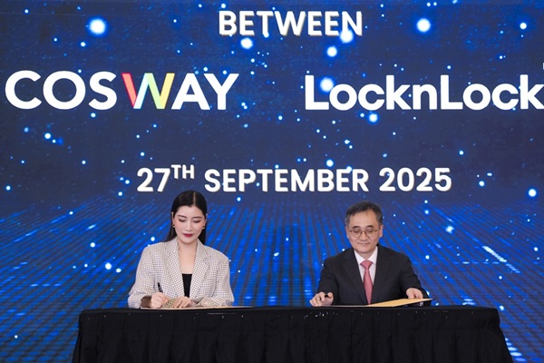 크리세이스 탄 코스웨이 대표(왼쪽), 이영상 락앤락 대표