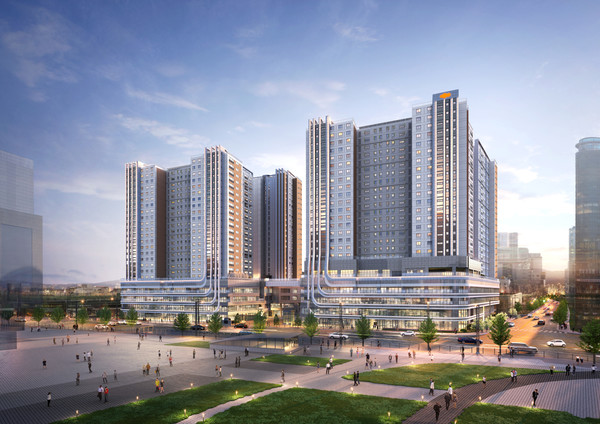 ▲e편한세상 동대구역 센텀스퀘어 투시도